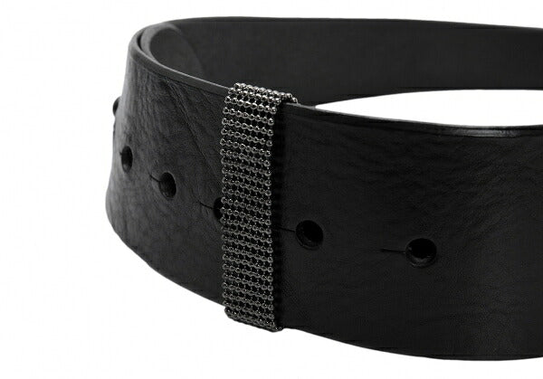 ISSEY MIYAKE FETE Leather Belt Black