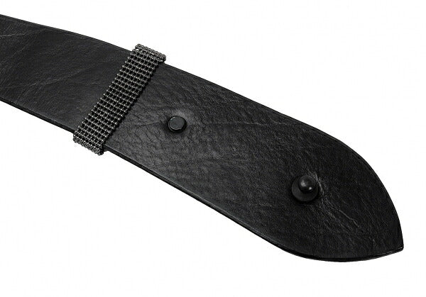 ISSEY MIYAKE FETE Leather Belt Black