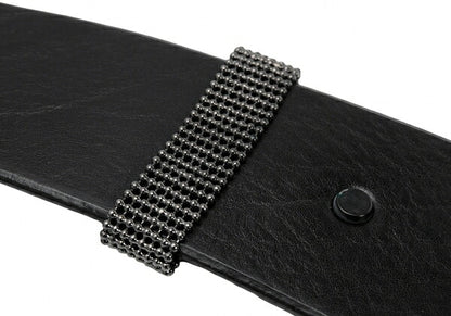 ISSEY MIYAKE FETE Leather Belt Black