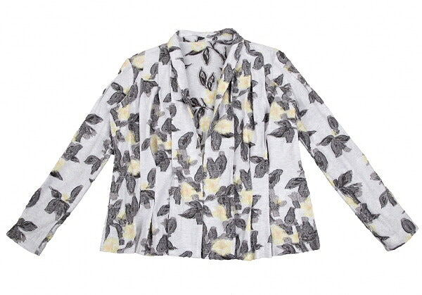 ISSEY MIYAKE HaaT Flower Jacquard Cardigan Off-White Size 3