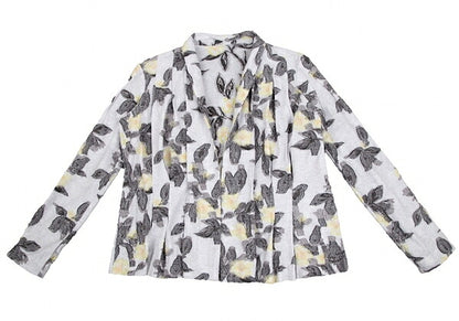 ISSEY MIYAKE HaaT Flower Jacquard Cardigan Off-White Size 3