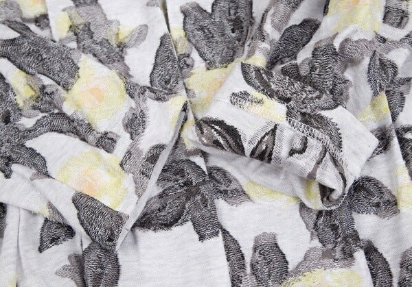ISSEY MIYAKE HaaT Flower Jacquard Cardigan Off-White Size 3