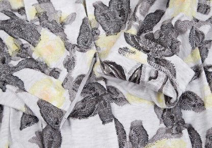 ISSEY MIYAKE HaaT Flower Jacquard Cardigan Off-White Size 3