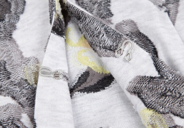 ISSEY MIYAKE HaaT Flower Jacquard Cardigan Off-White Size 3