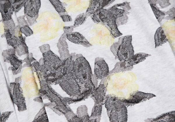 ISSEY MIYAKE HaaT Flower Jacquard Cardigan Off-White Size 3