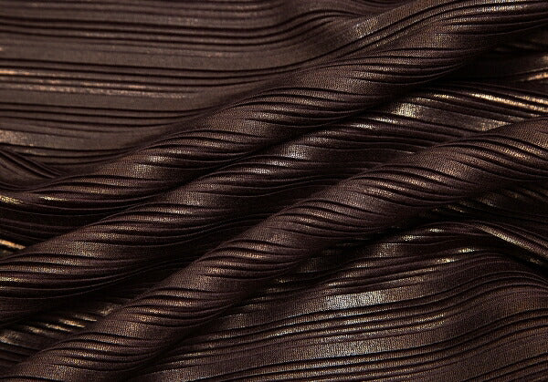 PLEATS PLEASE Front Foil Print Pleats High Top Brown Size 3