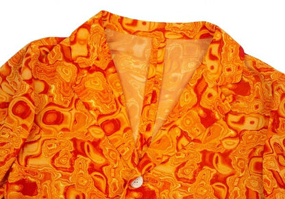 Yohji Yamamoto FEMME '96SS Psychedelic Jacket Orange Size S