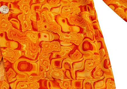 Yohji Yamamoto FEMME '96SS Psychedelic Jacket Orange Size S
