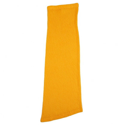 ISSEY MIYAKE Bias Pleated Skirt Orange Size M