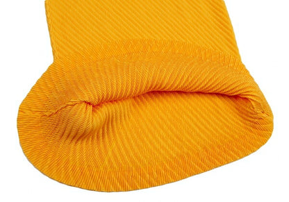 ISSEY MIYAKE Bias Pleated Skirt Orange Size M