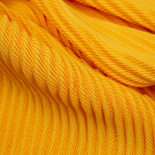 ISSEY MIYAKE Bias Pleated Skirt Orange Size M
