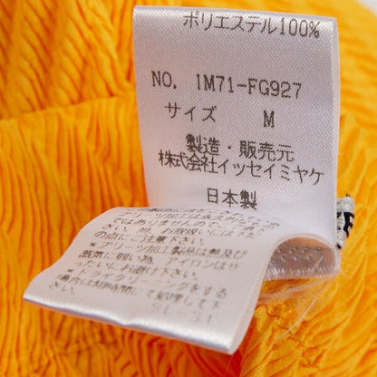 ISSEY MIYAKE Bias Pleated Skirt Orange Size M