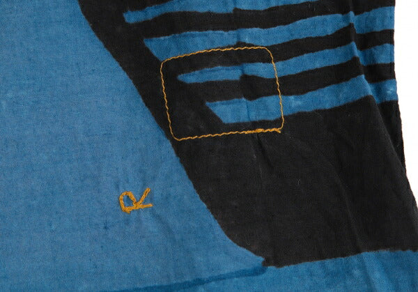 45rpm Mountain Drawing Stripe Blue Black