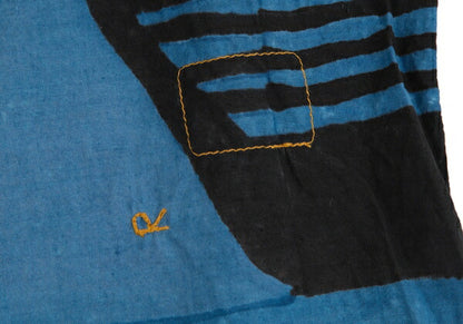 45rpm Mountain Drawing Stripe Blue Black