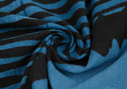 45rpm Mountain Drawing Stripe Blue Black