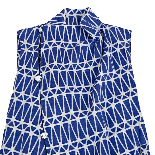 ISSEY MIYAKE Geometric Patch Sleeveless Jacket White Size 2