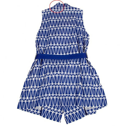 ISSEY MIYAKE Geometric Patch Sleeveless Jacket White Size 2