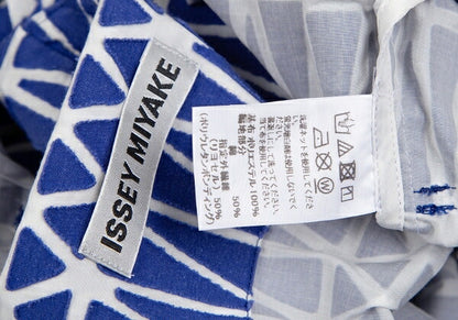 ISSEY MIYAKE Geometric Patch Sleeveless Jacket White Size 2