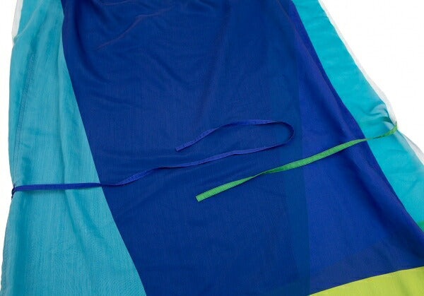 ISSEY MIYAKE Multicolor Print Tank Top Blue Size M