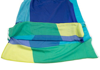 ISSEY MIYAKE Multicolor Print Tank Top Blue Size M