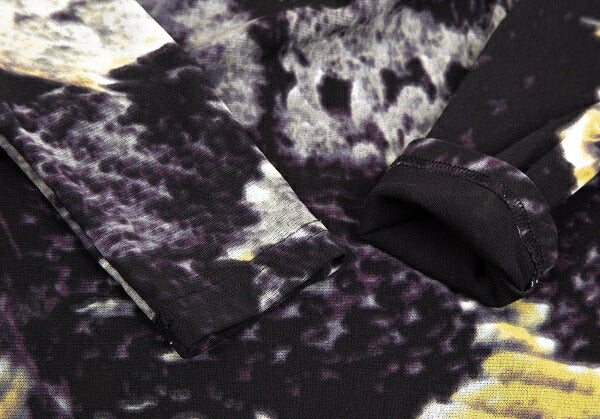 VIVIENNE TAM Graphic Print Mesh Tunic Purple Yellow Blouse Size 0