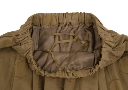 Y's 22SS Cotton Dot Patchwork Skirt Brown Size 2