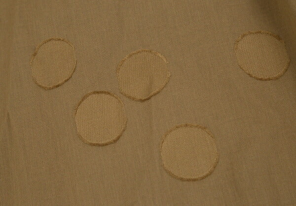Y's 22SS Cotton Dot Patchwork Skirt Brown Size 2