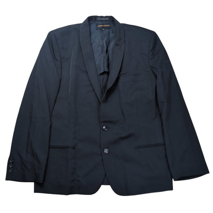 Comme des Garcons 92SS Black Wool Gabardine 2B Jacket Size M