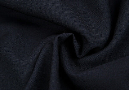 COMME des GARCONS Poly Wool Half Wrap Skirt Dark Navy Size M