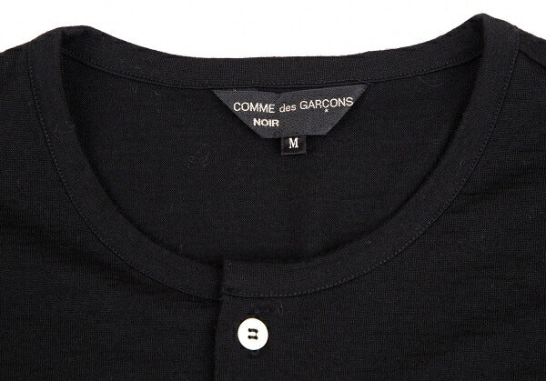 COMME des GARCONS NOIR Wool Silk Short Shirt Black Size M