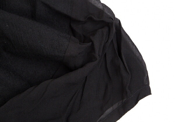 COMME des GARCONS NOIR Wool Silk Short Shirt Black Size M
