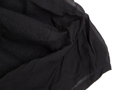 COMME des GARCONS NOIR Wool Silk Short Shirt Black Size M