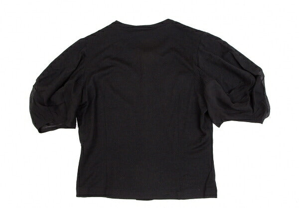COMME des GARCONS NOIR Wool Silk Short Shirt Black Size M
