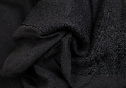 COMME des GARCONS NOIR Wool Silk Short Shirt Black Size M