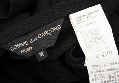 COMME des GARCONS NOIR Wool Silk Short Shirt Black Size M