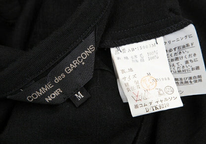 COMME des GARCONS NOIR Wool Silk Short Shirt Black Size M