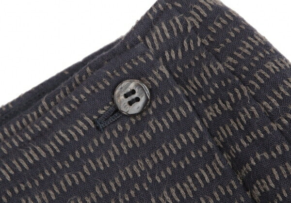 JURGEN LEHL Stitch Design Wrap Skirt Navy Size M
