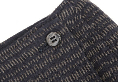 JURGEN LEHL Stitch Design Wrap Skirt Navy Size M