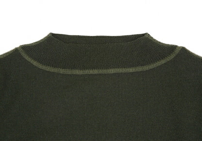 JUNIOR GAULTIER Sleeve Logo Patch Sweater Khaki Size 42