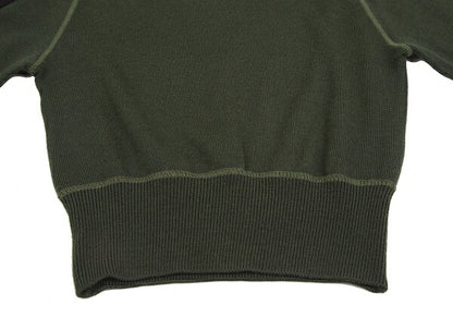JUNIOR GAULTIER Sleeve Logo Patch Sweater Khaki Size 42