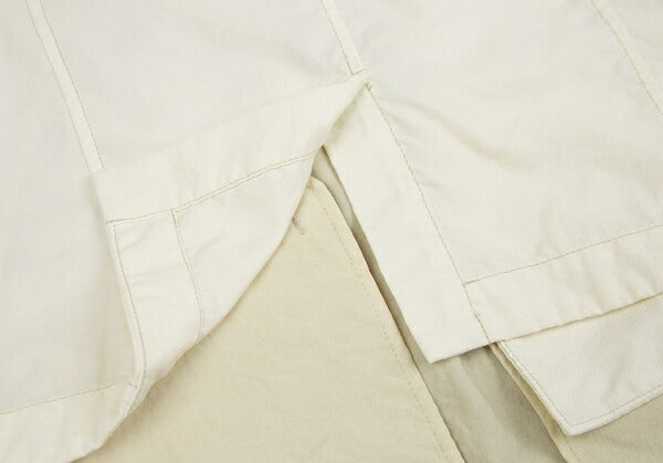 Y's 22SS Garment-Dyed Asymmetric Layered Jacket White Size 2
