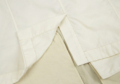 Y's 22SS Garment-Dyed Asymmetric Layered Jacket White Size 2