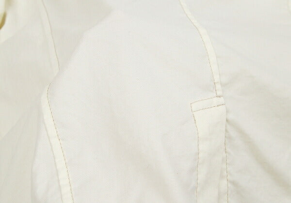 Y's 22SS Garment-Dyed Asymmetric Layered Jacket White Size 2