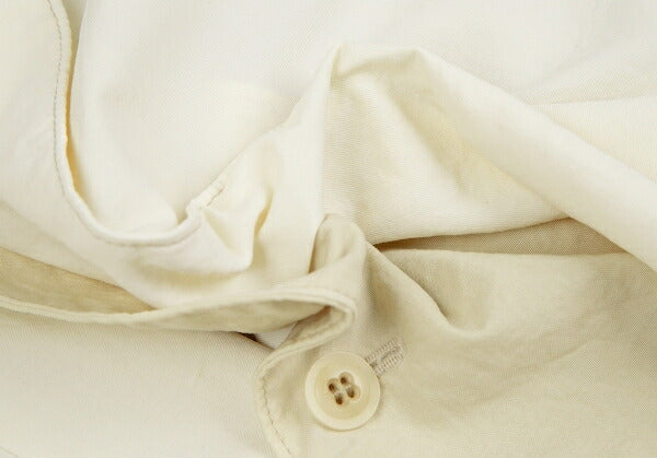 Y's 22SS Garment-Dyed Asymmetric Layered Jacket White Size 2