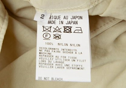 Y's 22SS Garment-Dyed Asymmetric Layered Jacket White Size 2