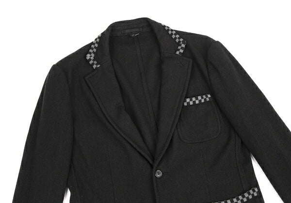 COMME des GARCONS HOMME DEUX Dyed Wool Panel Jacket Size S