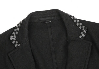 COMME des GARCONS HOMME DEUX Dyed Wool Panel Jacket Size S