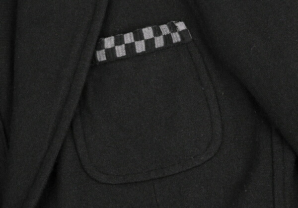 COMME des GARCONS HOMME DEUX Dyed Wool Panel Jacket Size S