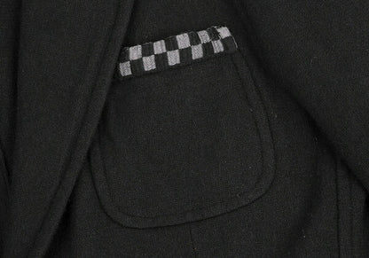 COMME des GARCONS HOMME DEUX Dyed Wool Panel Jacket Size S