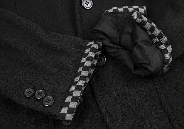 COMME des GARCONS HOMME DEUX Dyed Wool Panel Jacket Size S